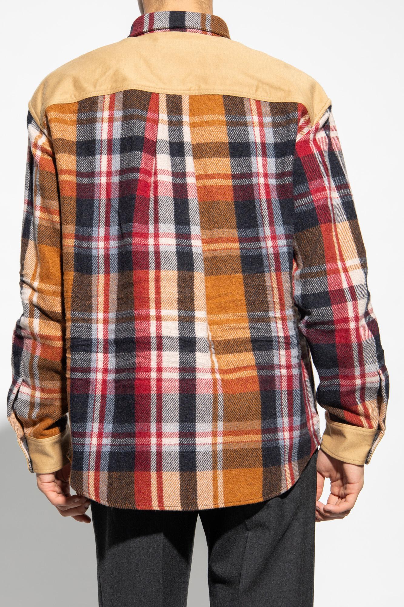 Shop Dsquared2 Checked Shirt In Multicolour