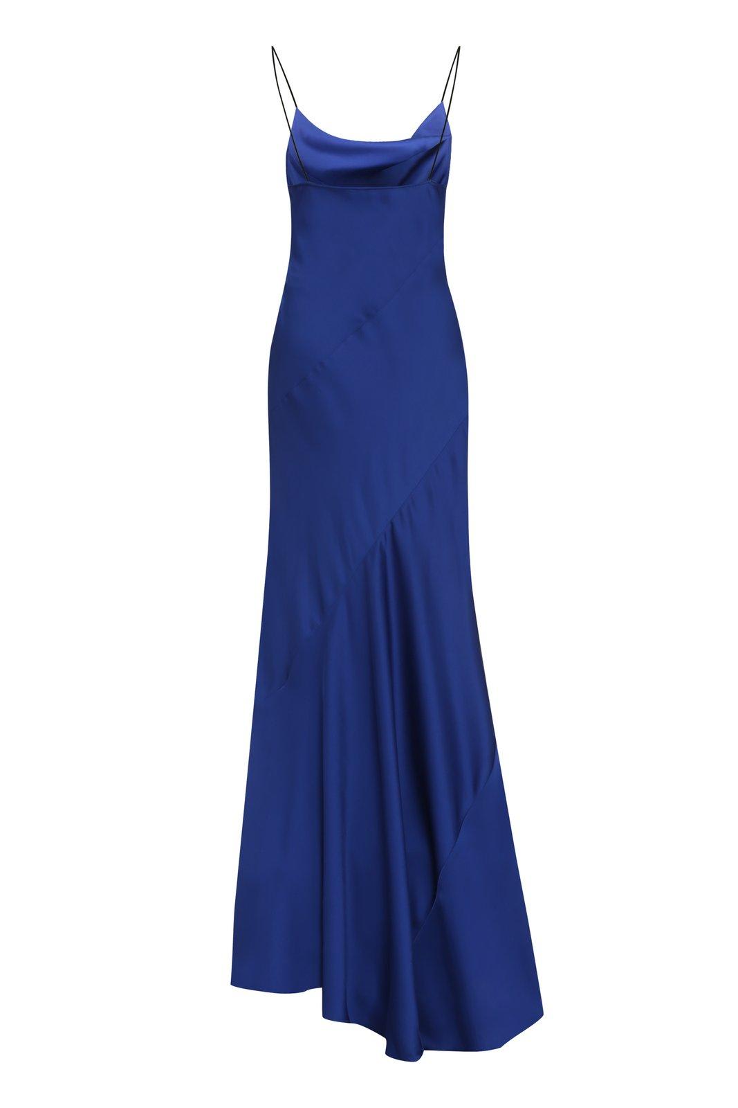 Shop Philosophy Di Lorenzo Serafini Sleeveless Long-length Dress In Blue