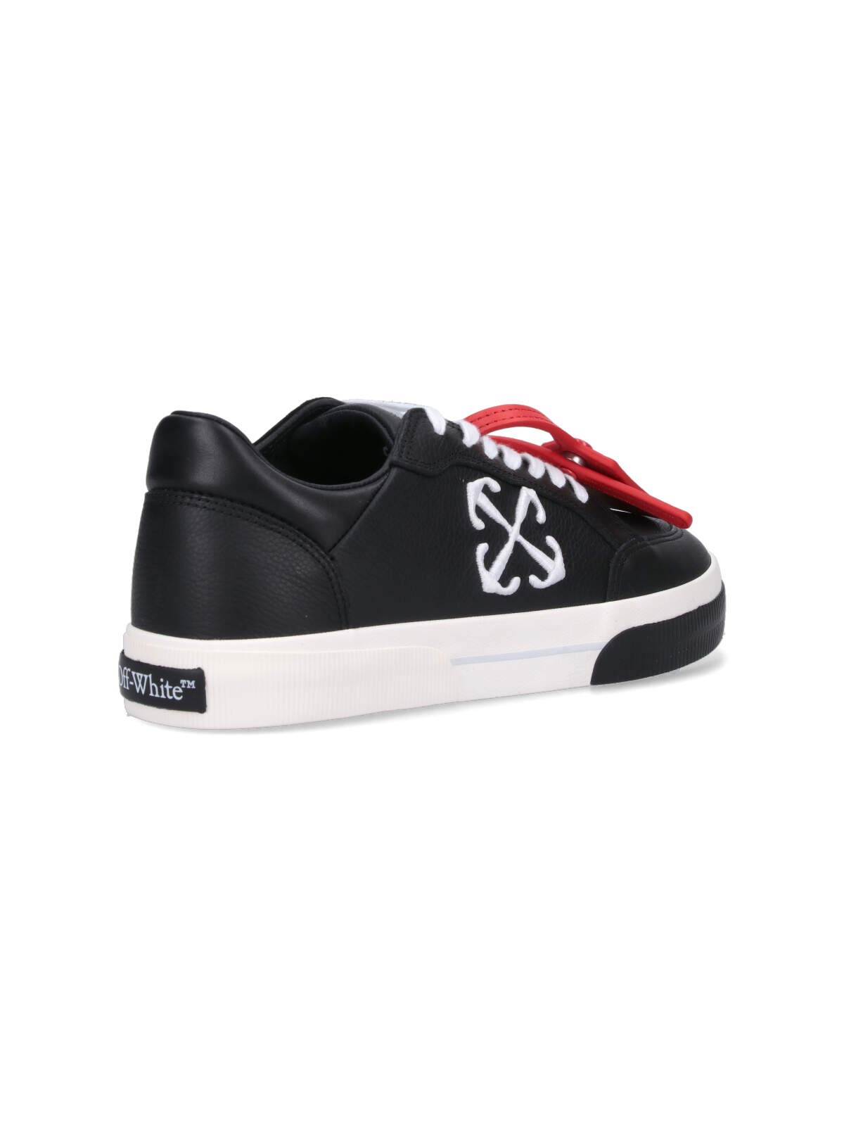 Shop Off-white New Vulcanized Low-top Sneakers In Black