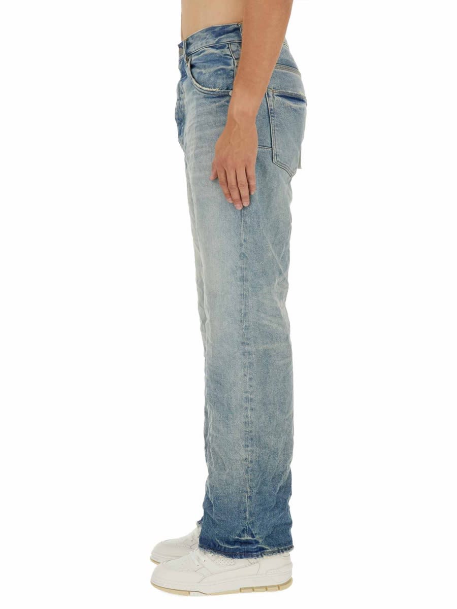 Shop Purple Brand Jeans Wide Leg In Denim