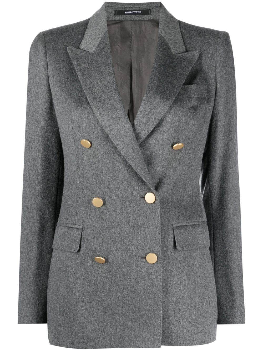 Shop Tagliatore J-parigi Woman Jacket In Grey