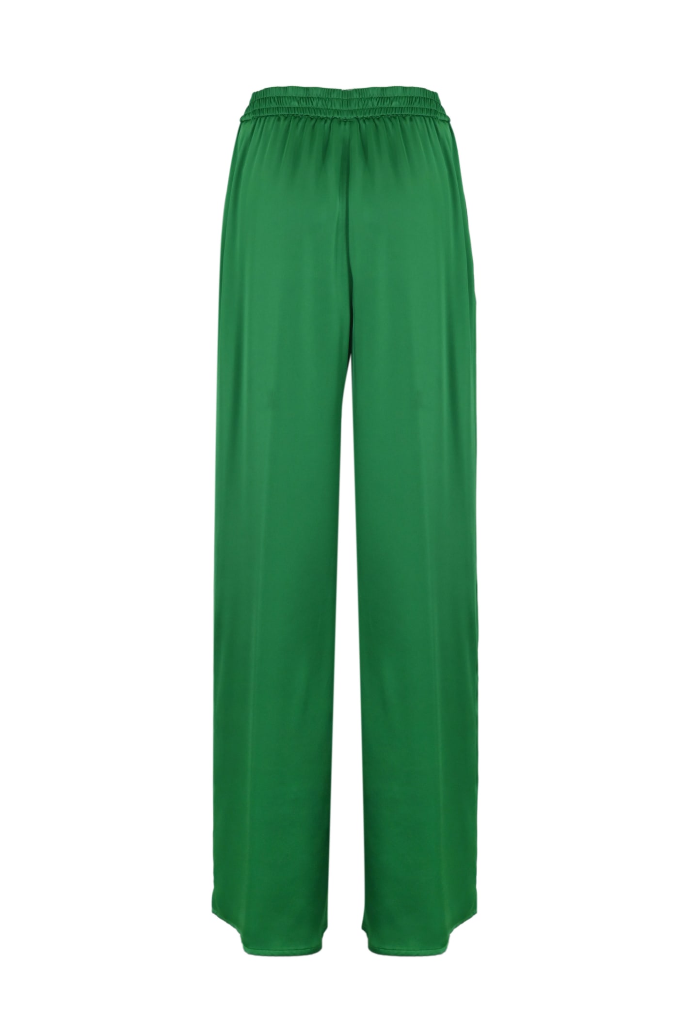 Shop Herno Straight Trousers In Technical Fabric In Jolly Green