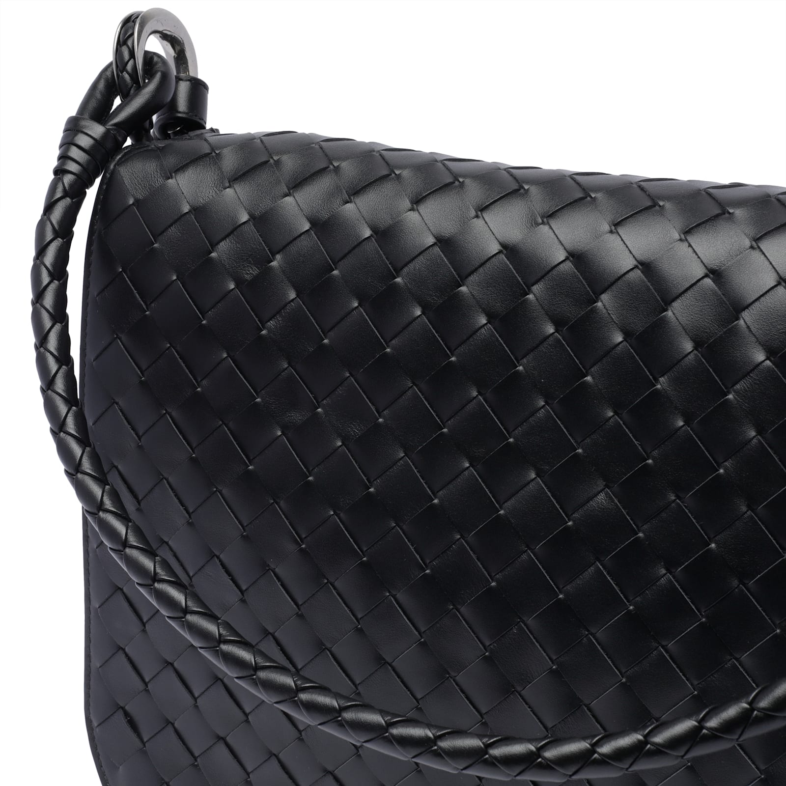 Shop Bottega Veneta Intrecciato 15 Avenue Bag In Black