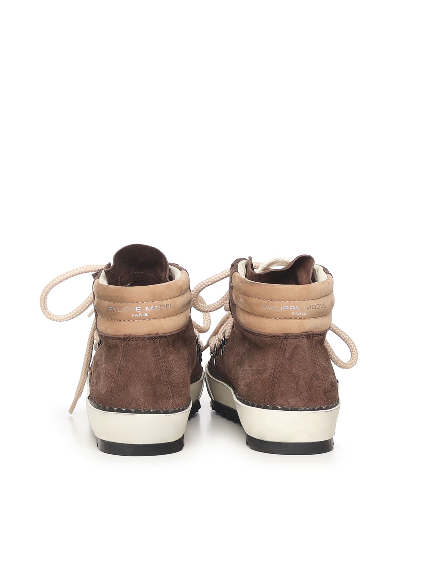 Philippe Model Prsx High Sneakers In Brown