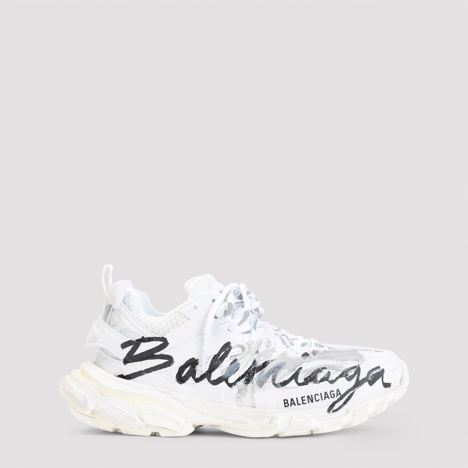 Balenciaga Beige Track Jelly Low Sneaker In Multi