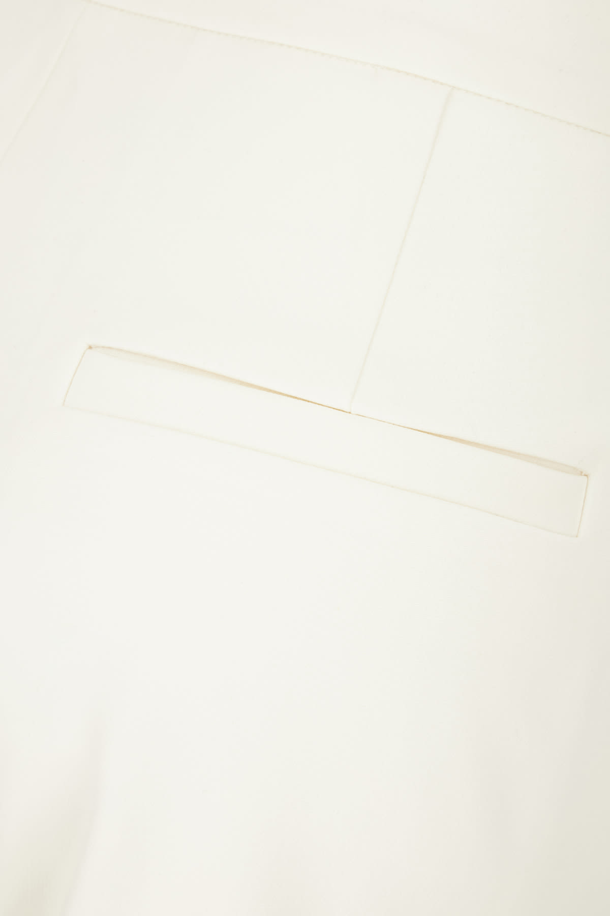 Shop Genny Ivory Stretch Viscose Blend Pants In Bianco