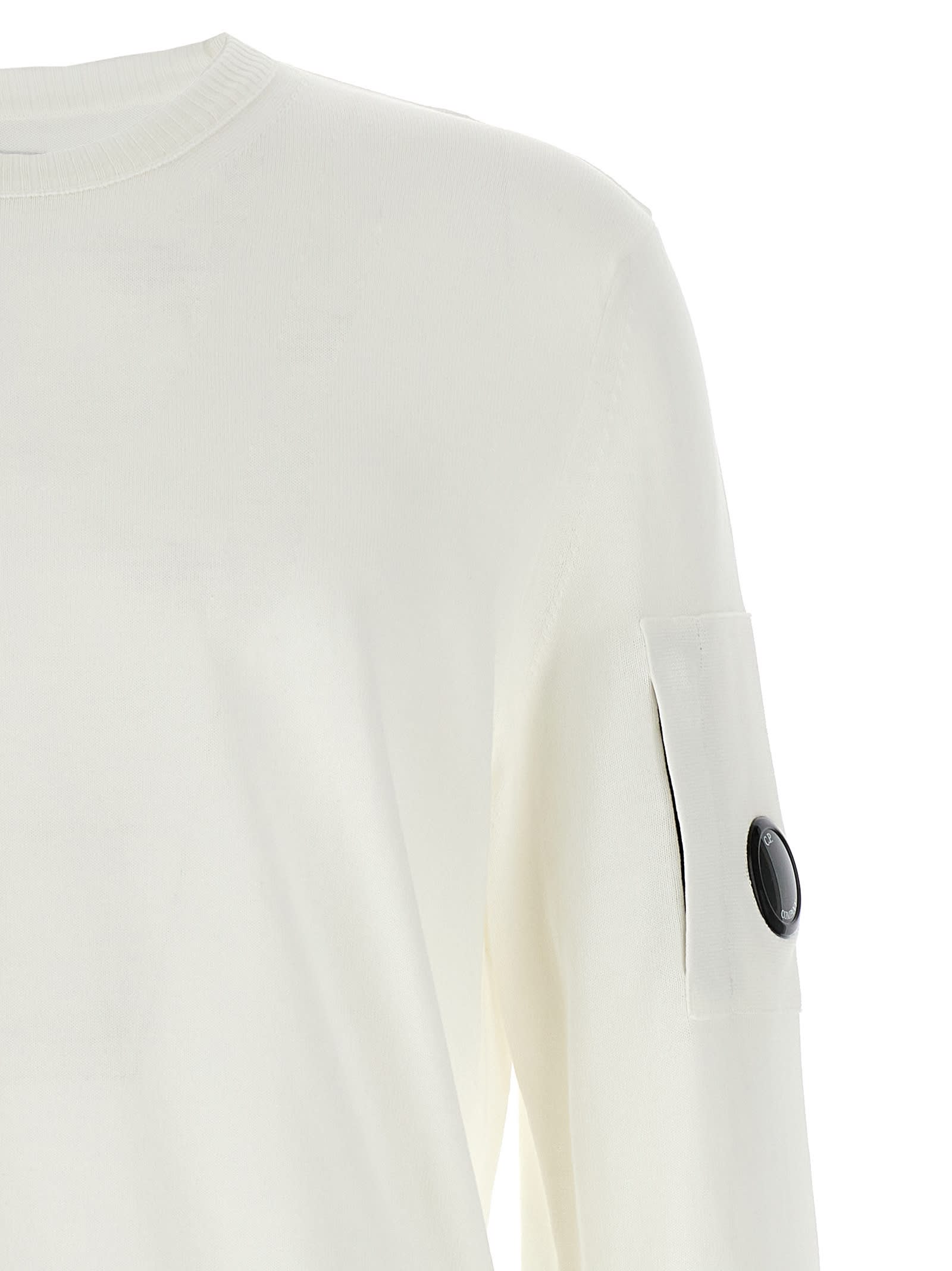 C.p. Company Cp Company Brushed Diagonal Fleece Lens Crew Neck Sweatshirt