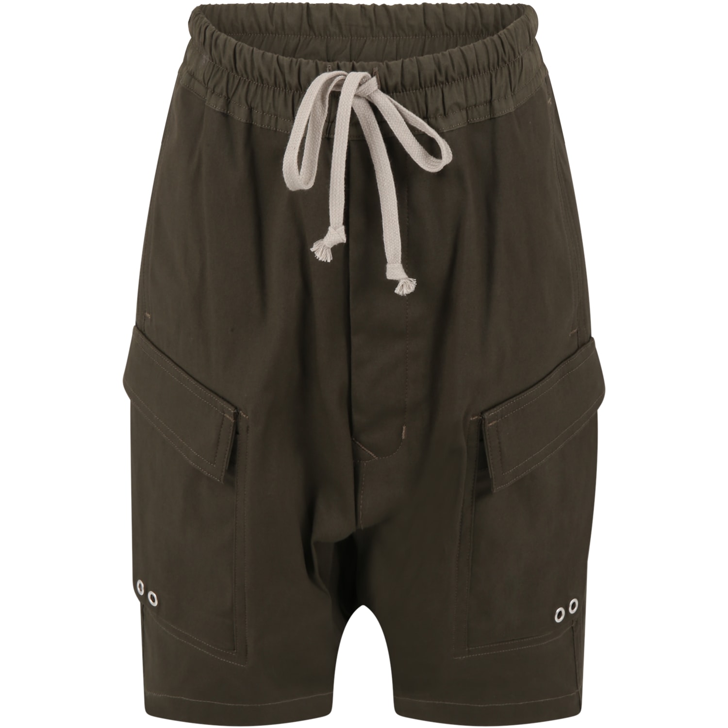 Rick Owens Green Bermuda-shorts For Boy