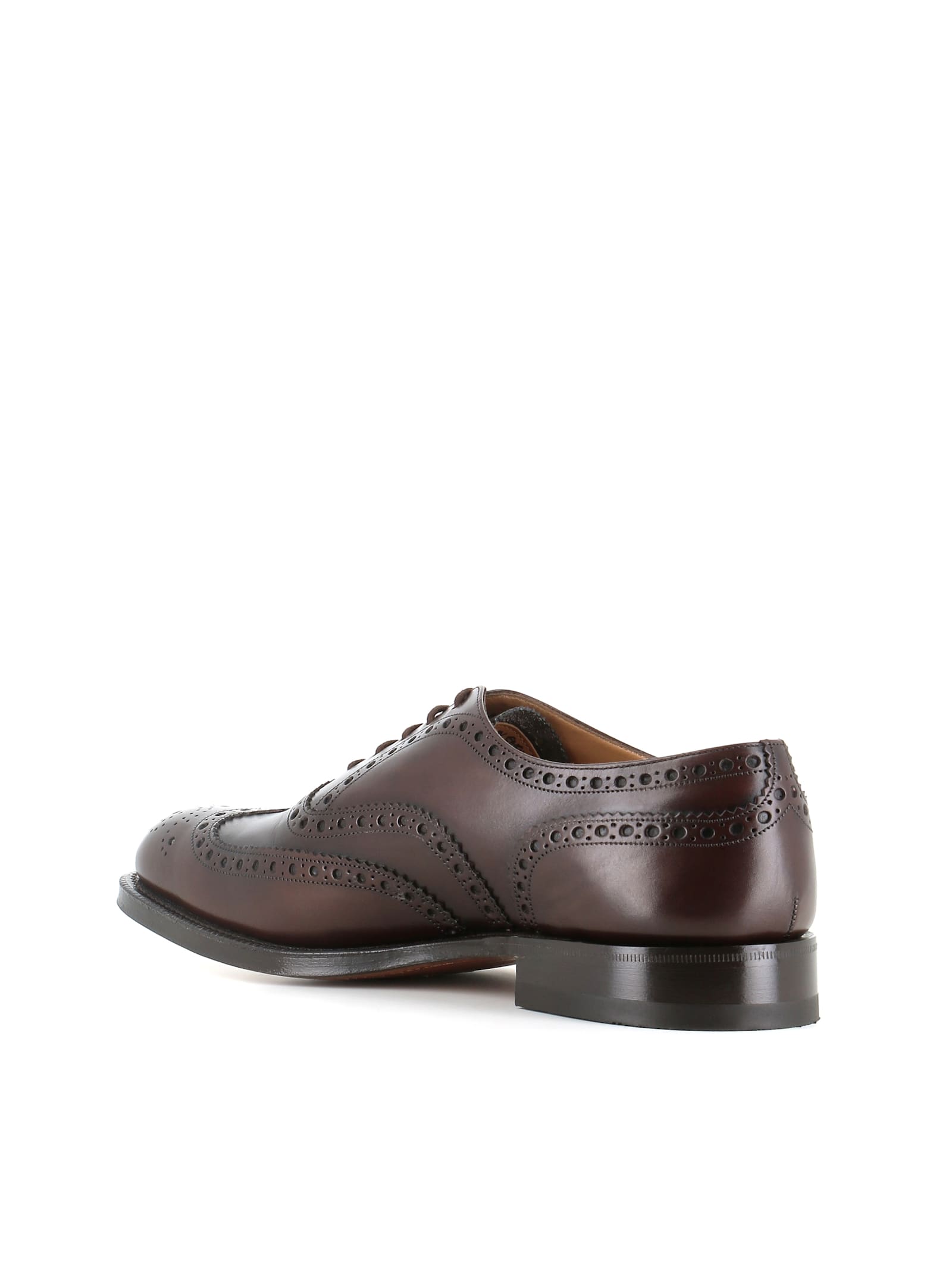 Shop Church's Brogues Burwood In Ebony