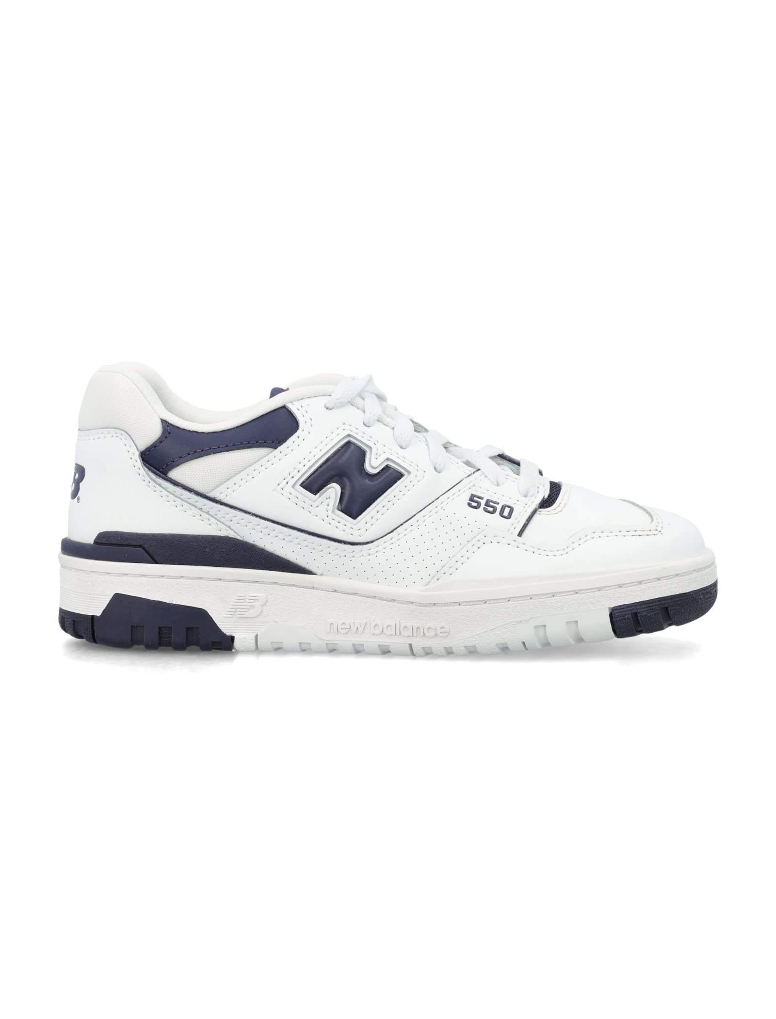 Shop New Balance Bbw 550 Woman Sneakers In White Navy