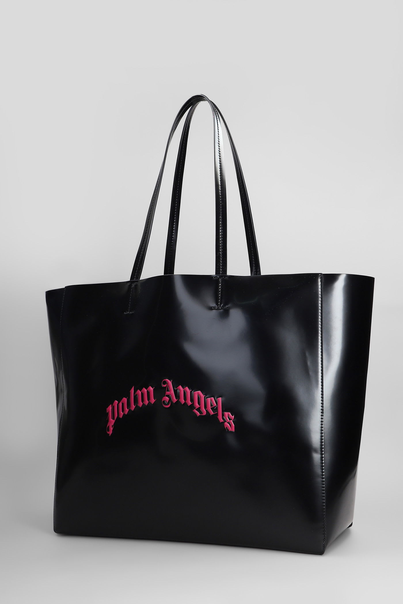 Palm Angels Tote In Black Polyester