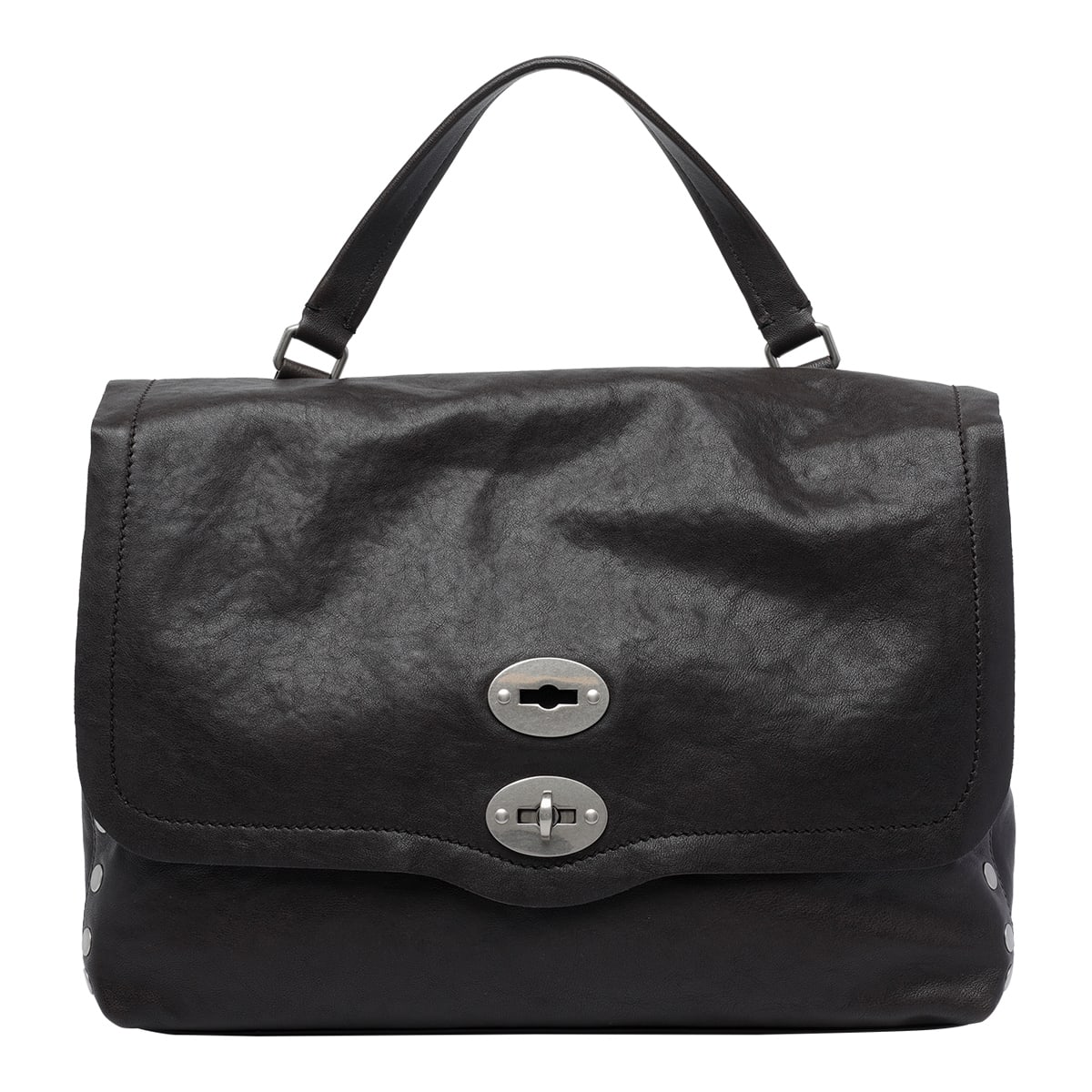 Zanellato Medium Postina Tabacco Handbag In Brown