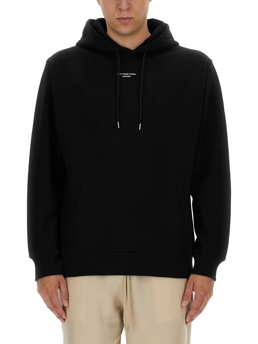 Shop Drôle De Monsieur Hoodie In Black