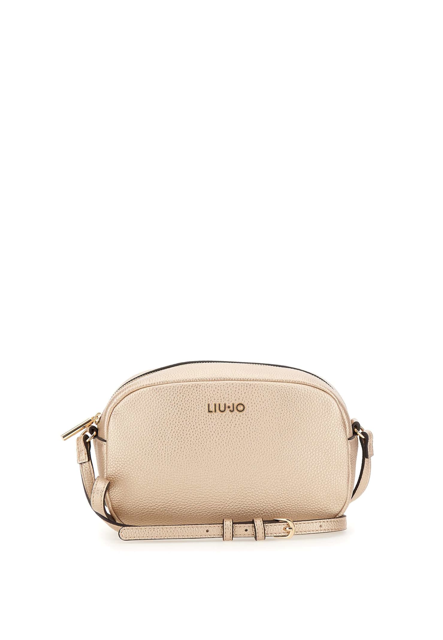 Liu •jo Camera Case Bag In Gold