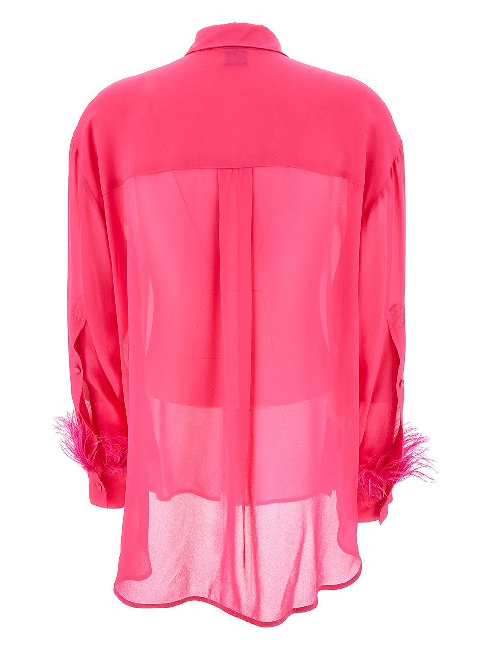 Shop Pinko Circe Camicia Georgette Con In Pink