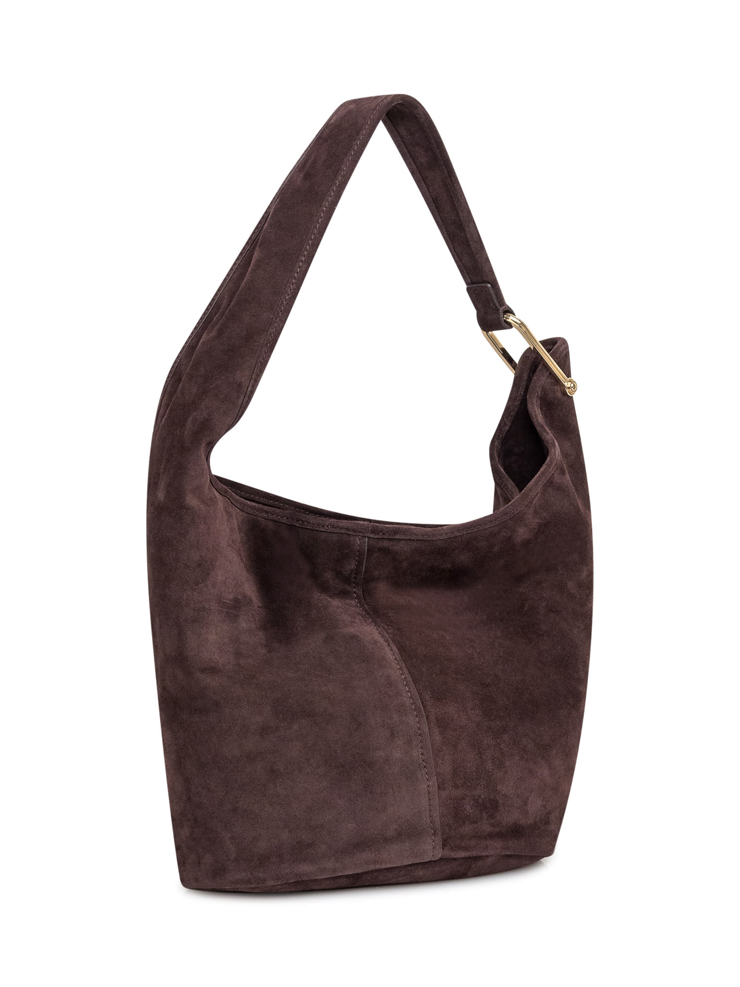 Shop Michael Michael Kors Sonny Hobo Bag In Chocolate