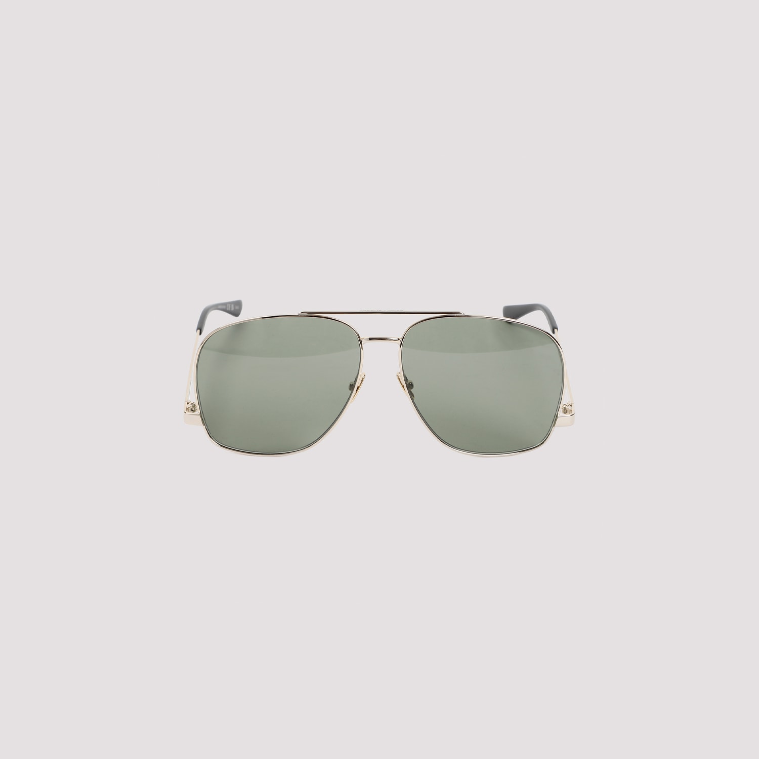 Saint Laurent Sl653 Aviator Sunglasses In Lt Gold