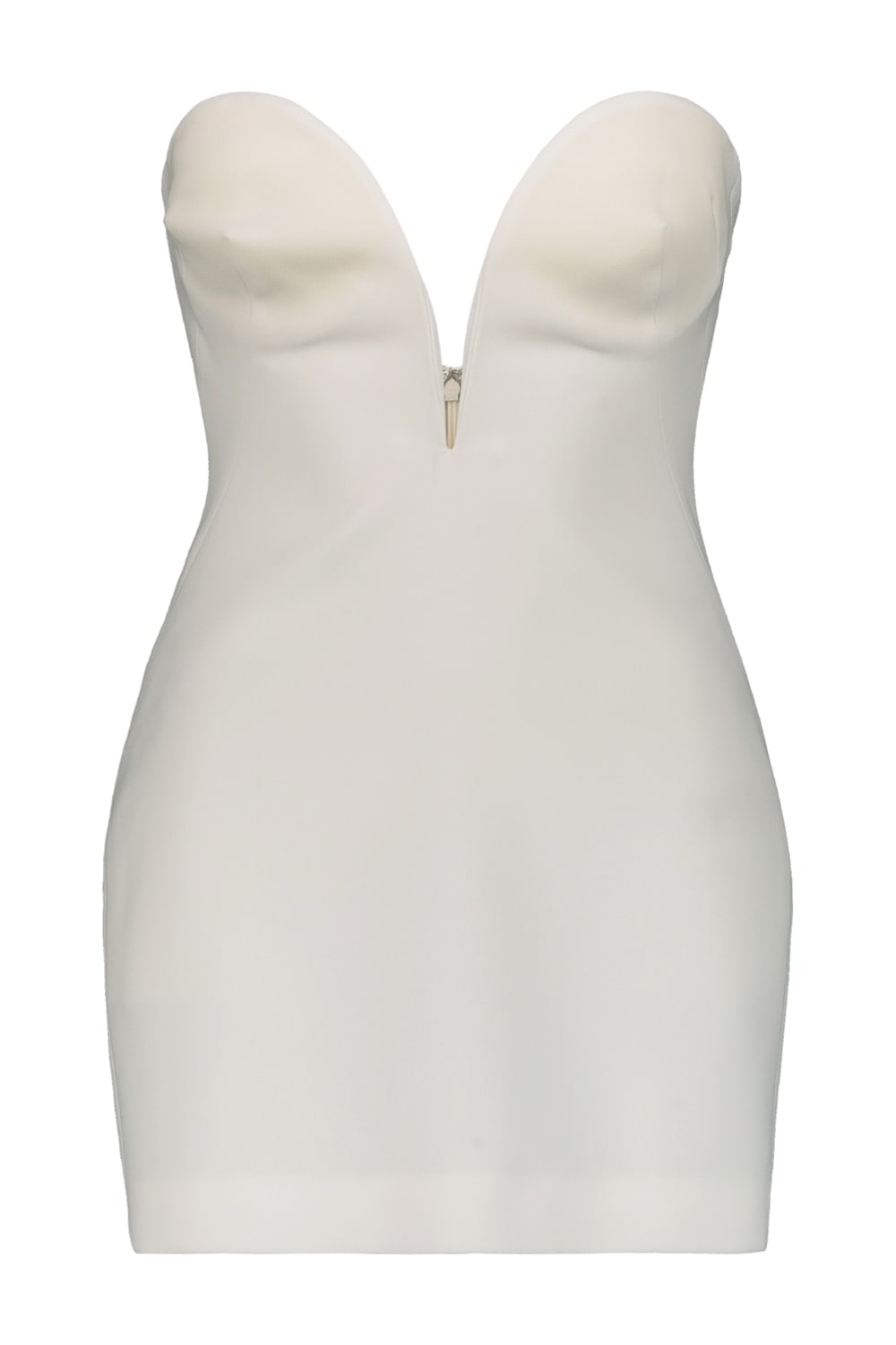 Shop Monot Sweetheart-neck Minidress In White