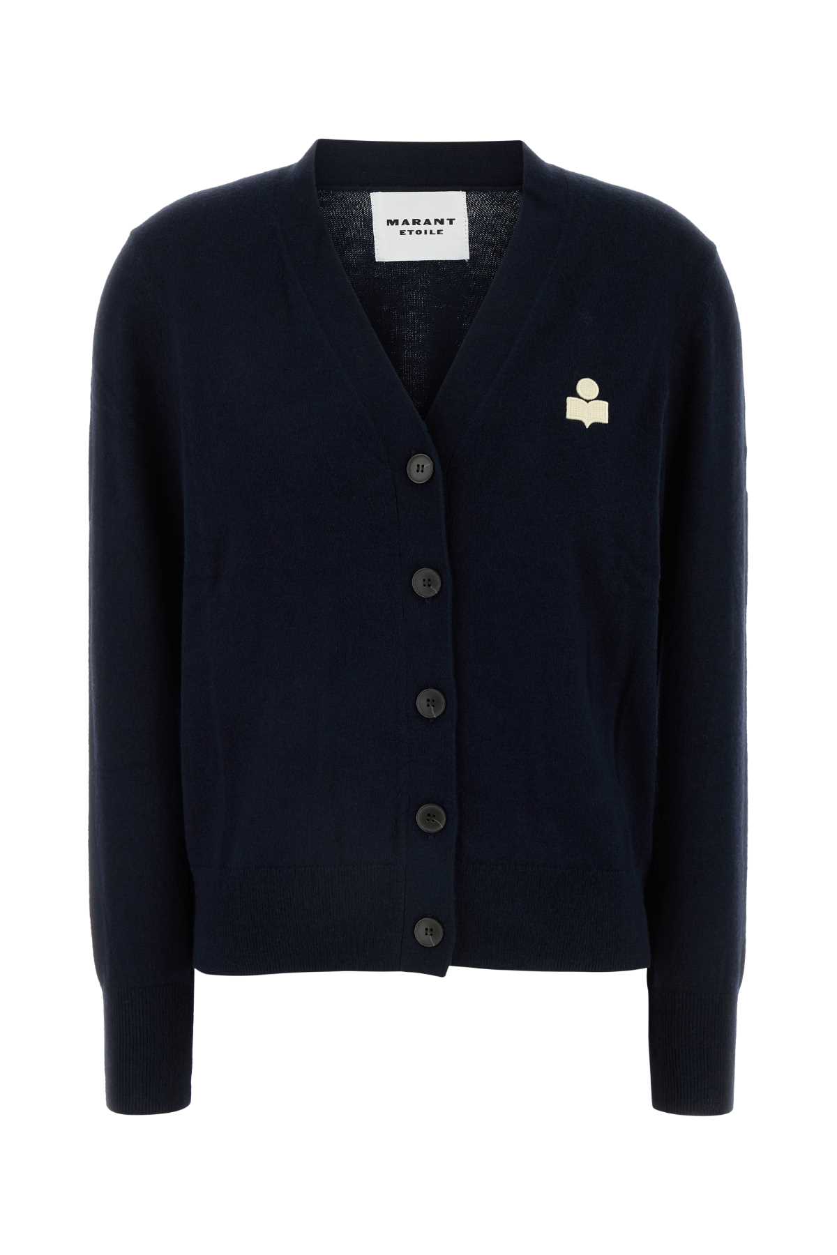 Marant Étoile Midnight Blue Cotton Blend Karina Cardigan