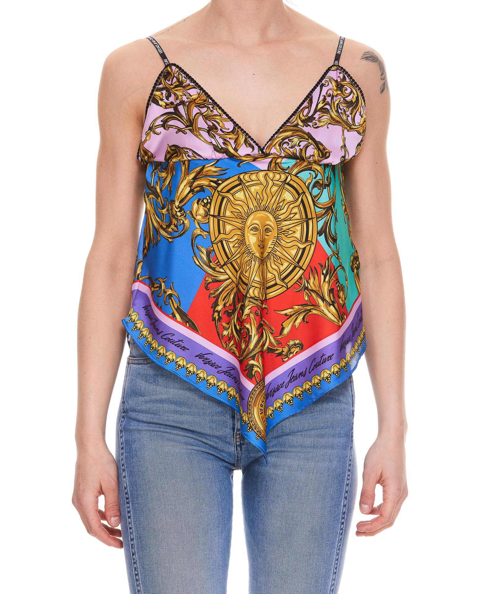 Versace Jeans Couture Baby Doll Garland Sun Top