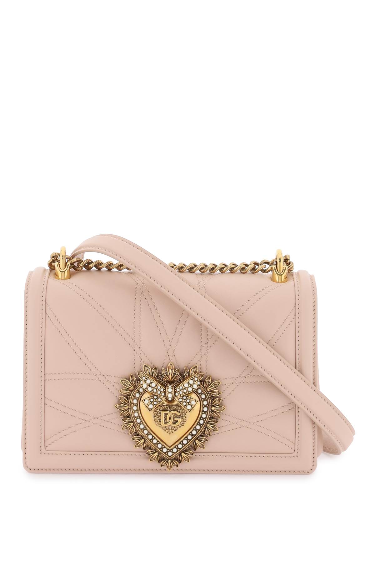 Dolce & Gabbana Medium Devotion Bag In Cipria 1 (pink)