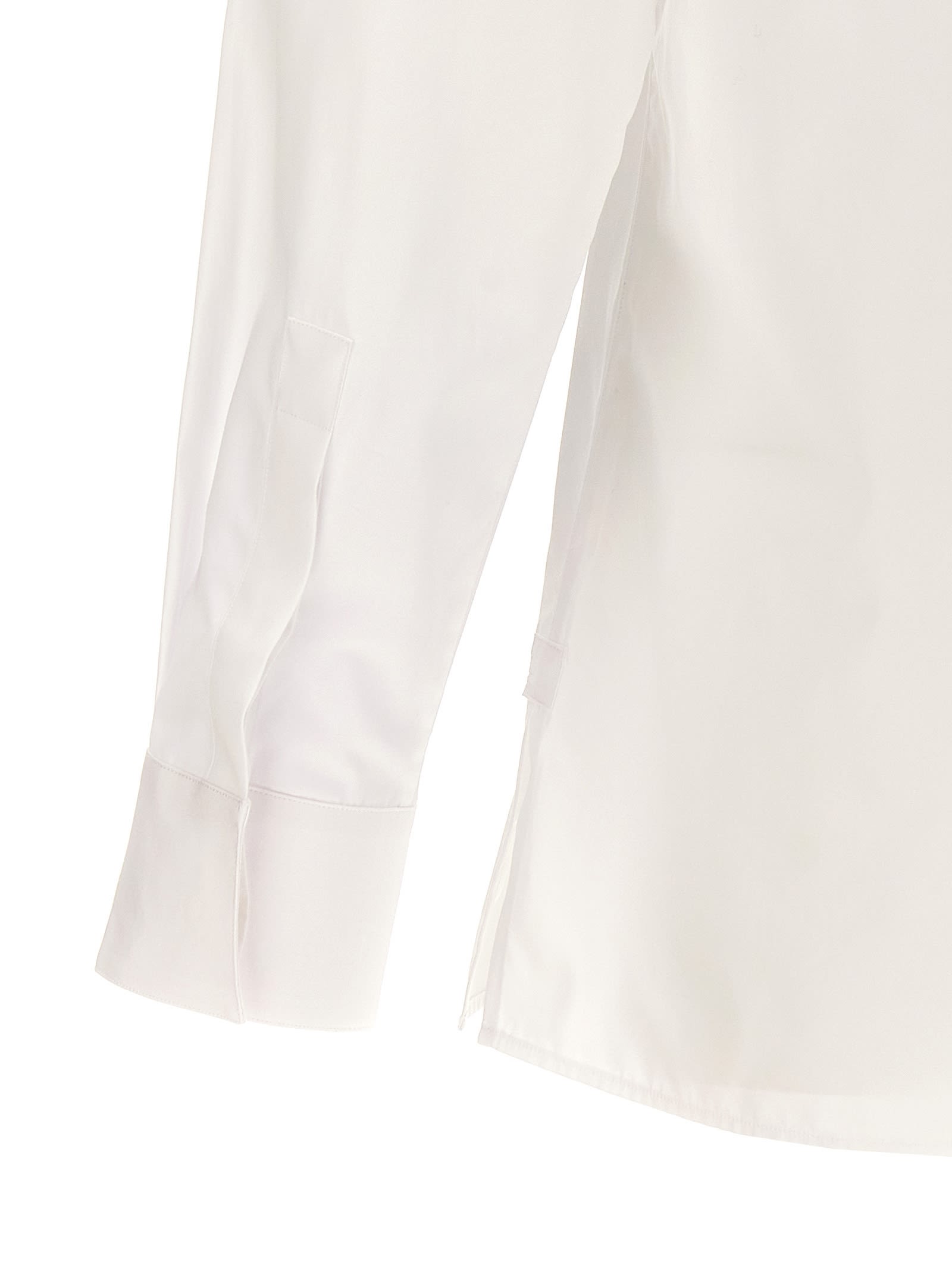 Shop Givenchy Metal Clip Shirt In White