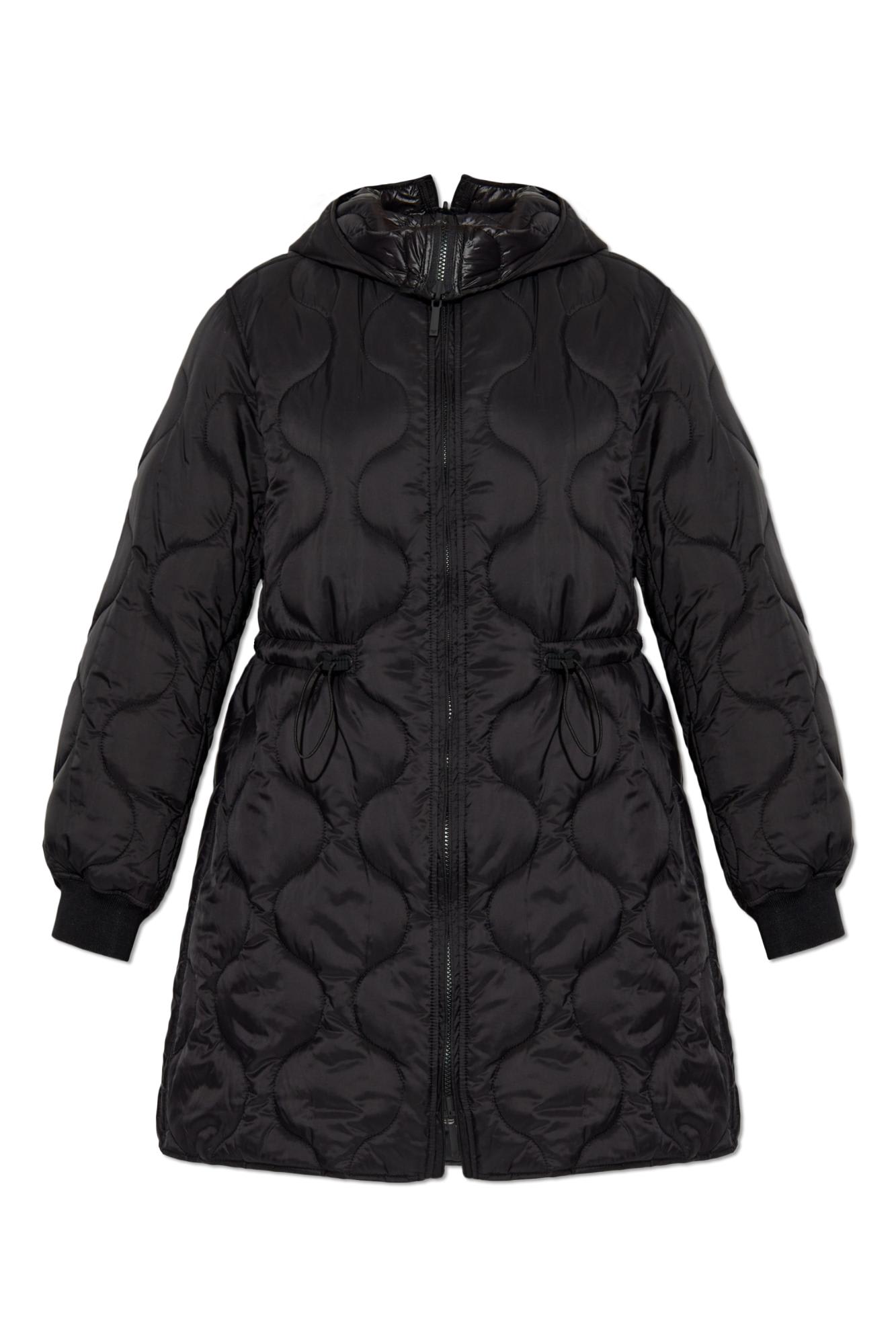 Shop Emporio Armani Reversible Jacket In Black