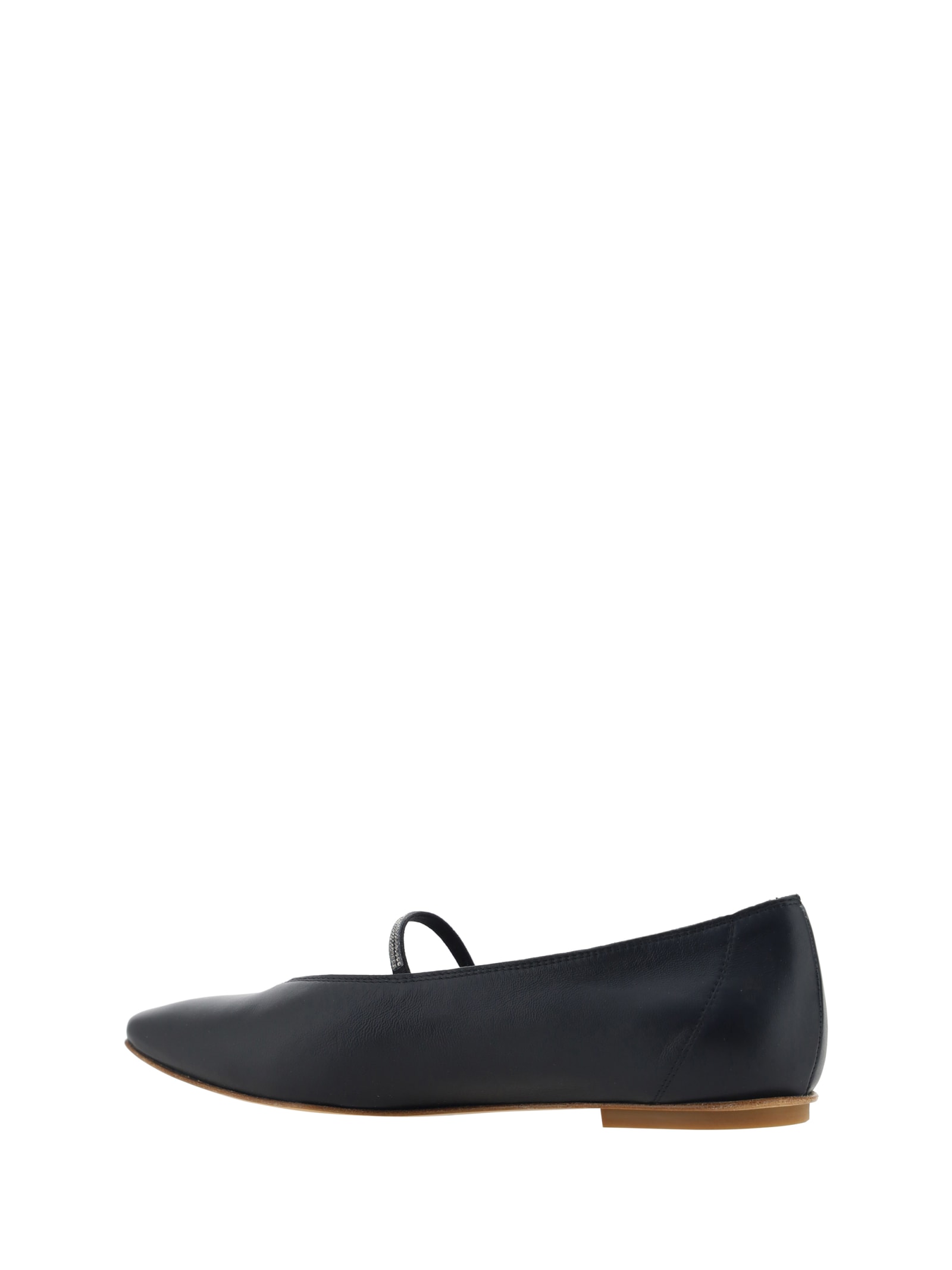 Shop Pedro Garcia Tila Ballerinas In Black