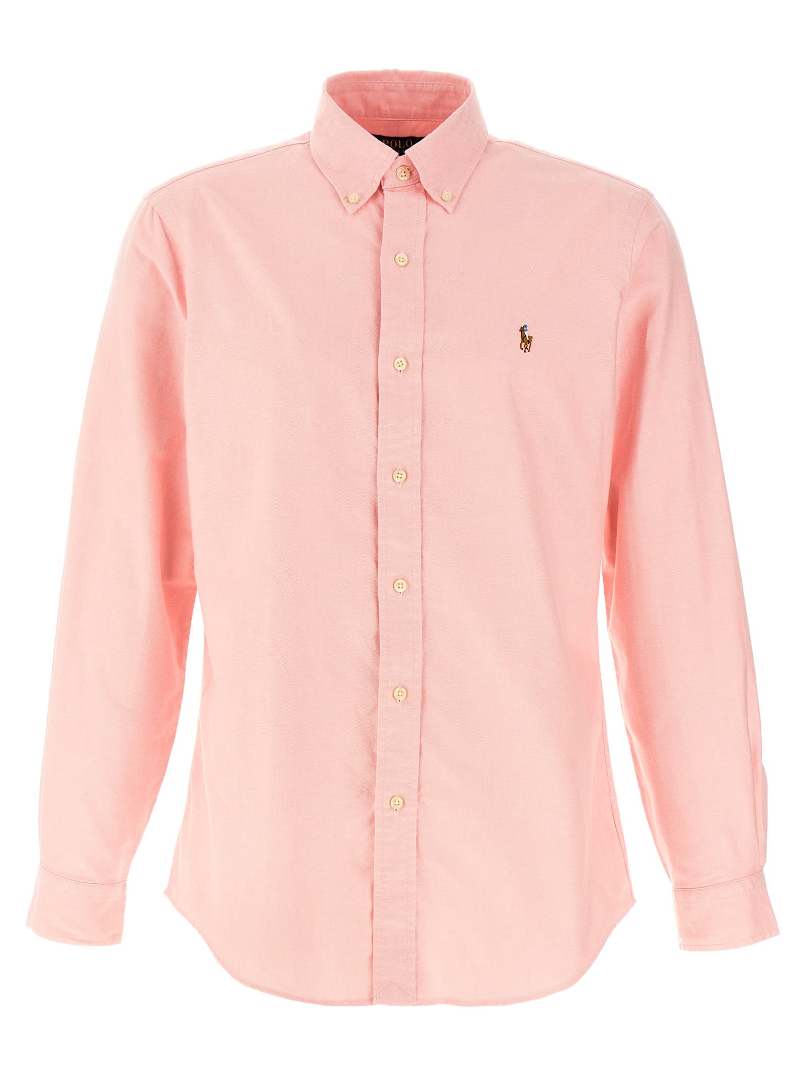 Ralph Lauren Oxford Shirt In Pink