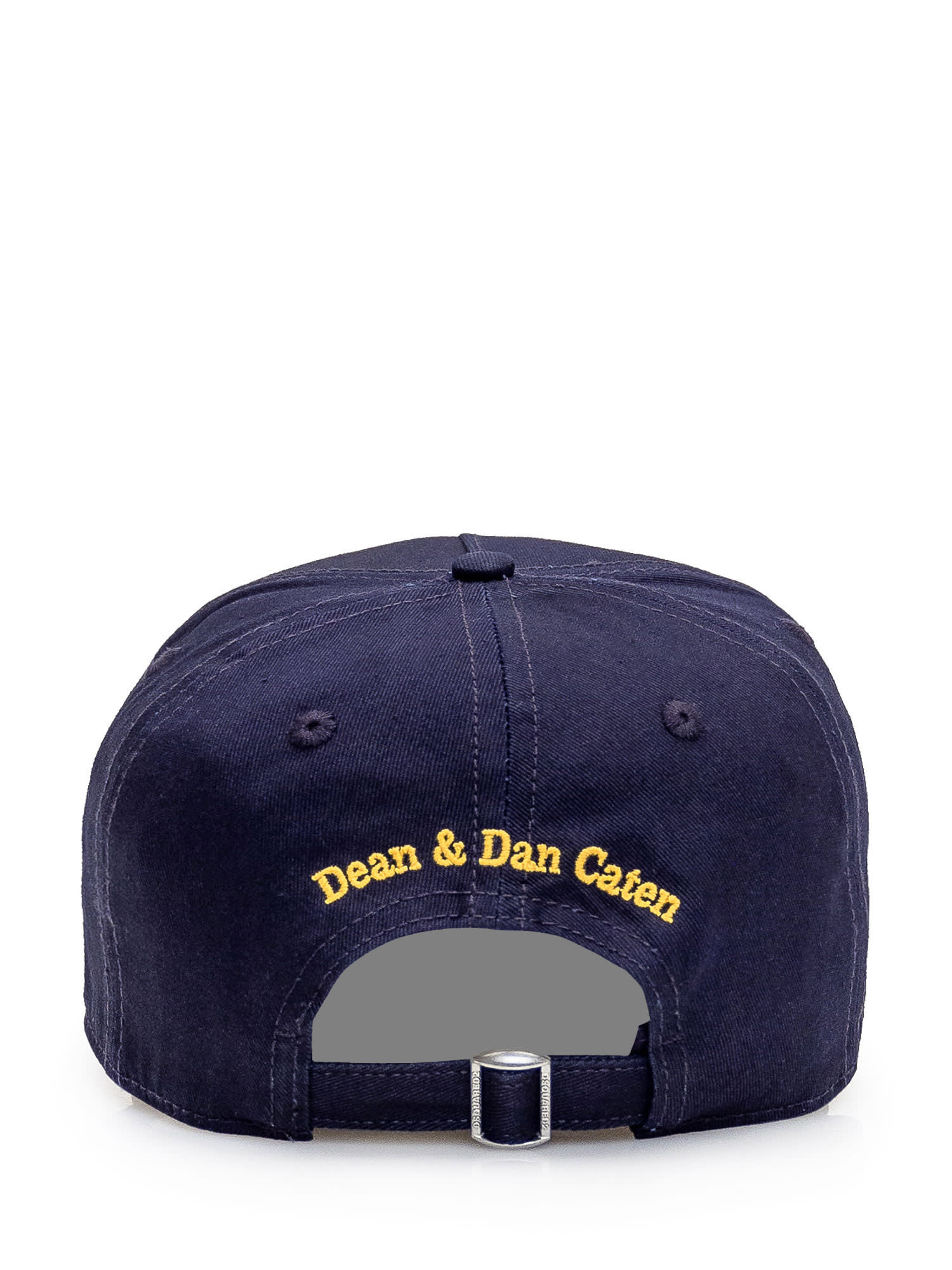 Shop Dsquared2 Baseball Cap With Logo In Blue/yellow