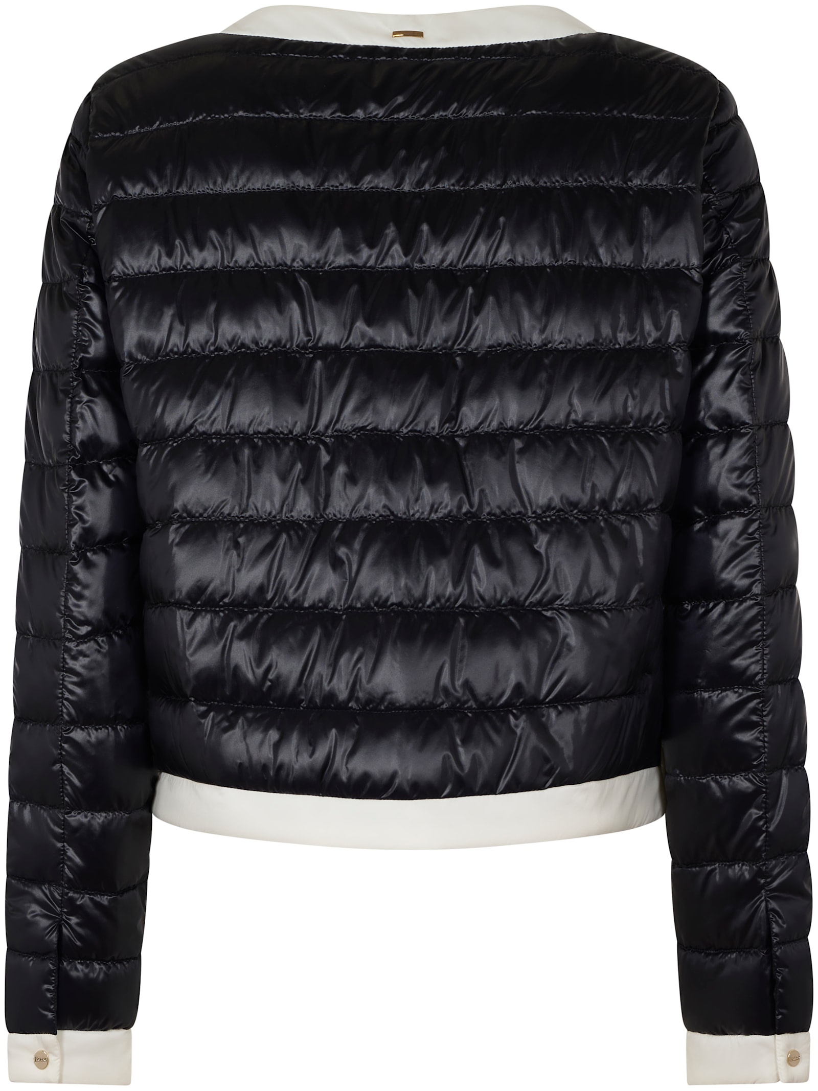 Herno Ultralight Quilted Coat Recycled Nylon In Nero