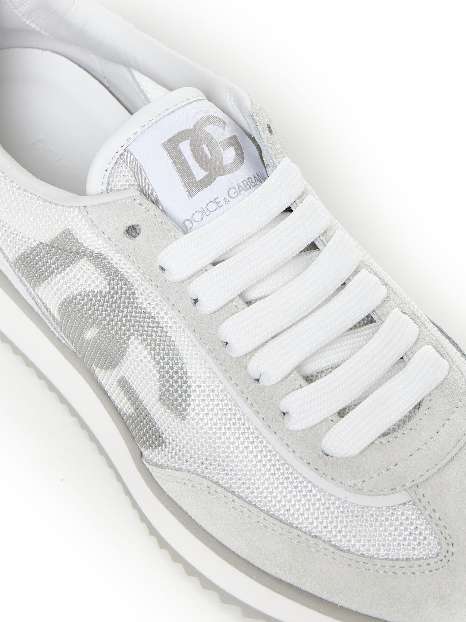 Shop Dolce & Gabbana Sneakers In Bianco Bianco