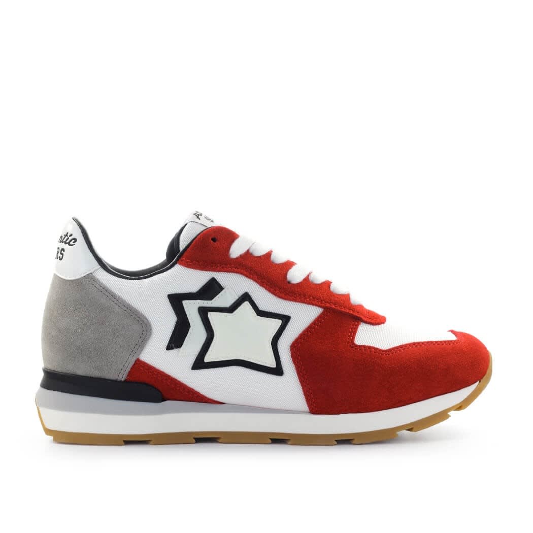 Atlantic Stars Antares White Red Sneaker