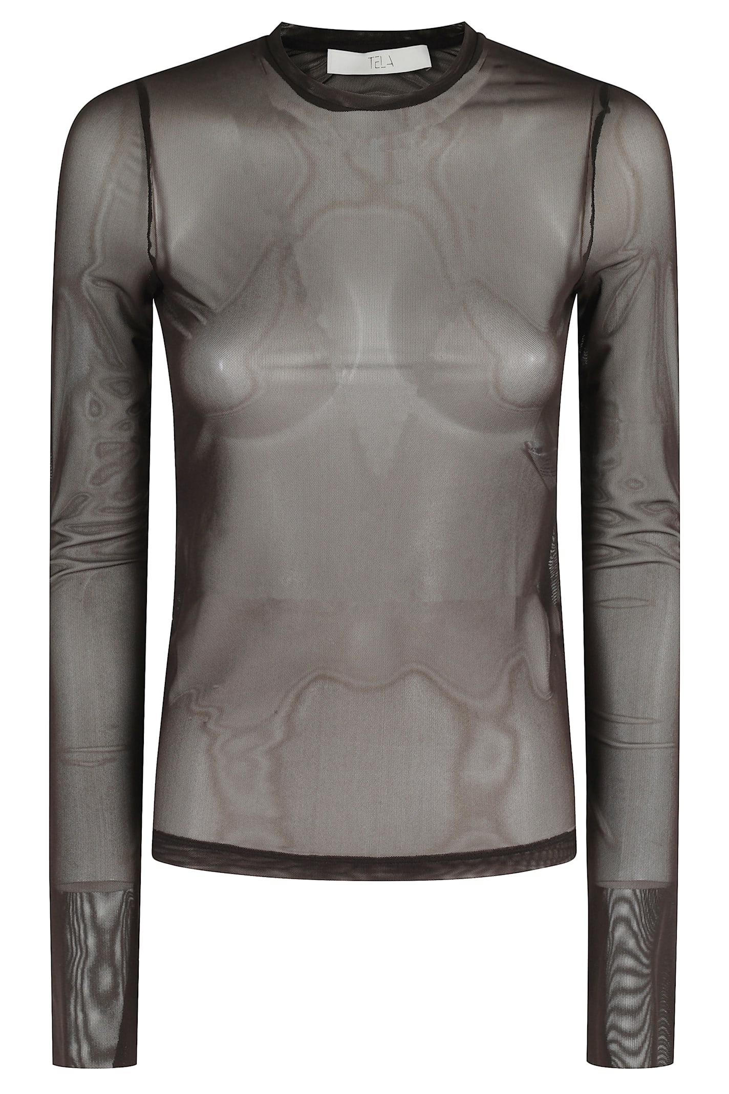 Tela Maglia Melania Tulle In Brown