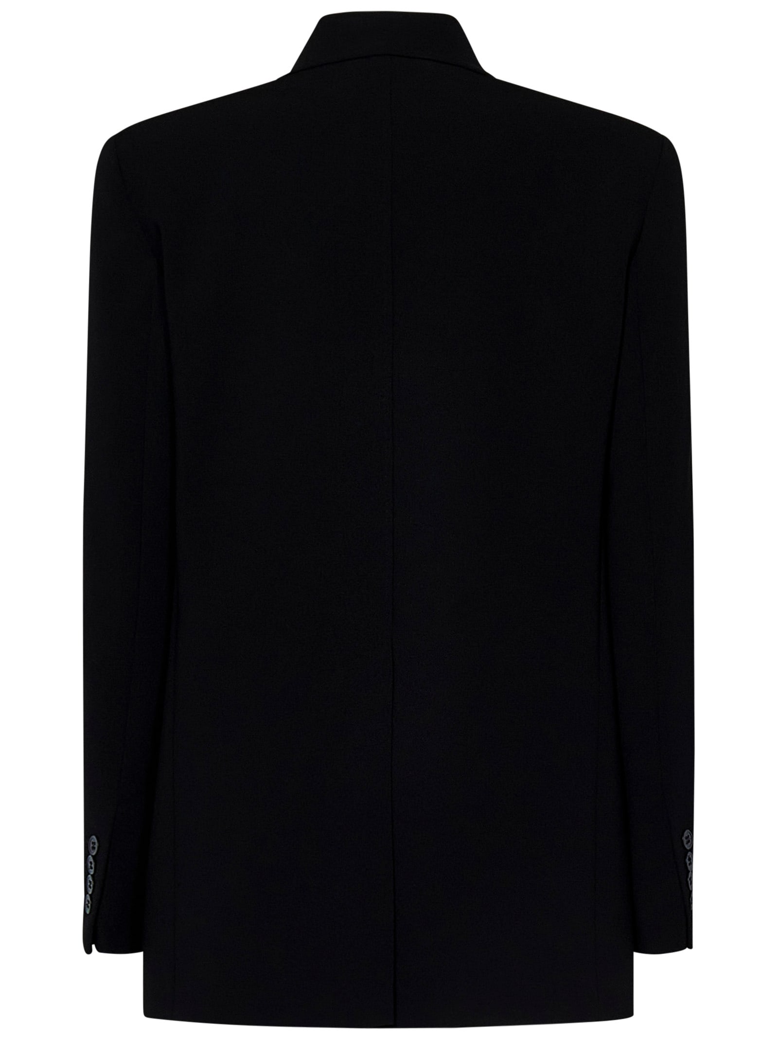 Shop Max Mara Maxmara Studio Mirella Blazer In Black