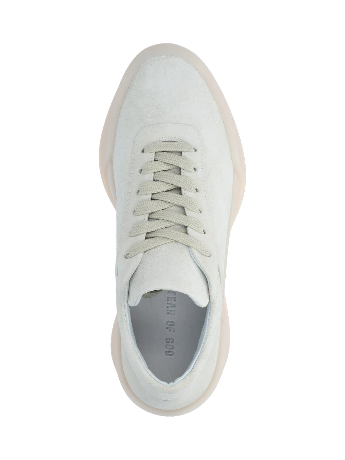 Shop Fear Of God Aerobic Lo Low-top Sneakers In Grey