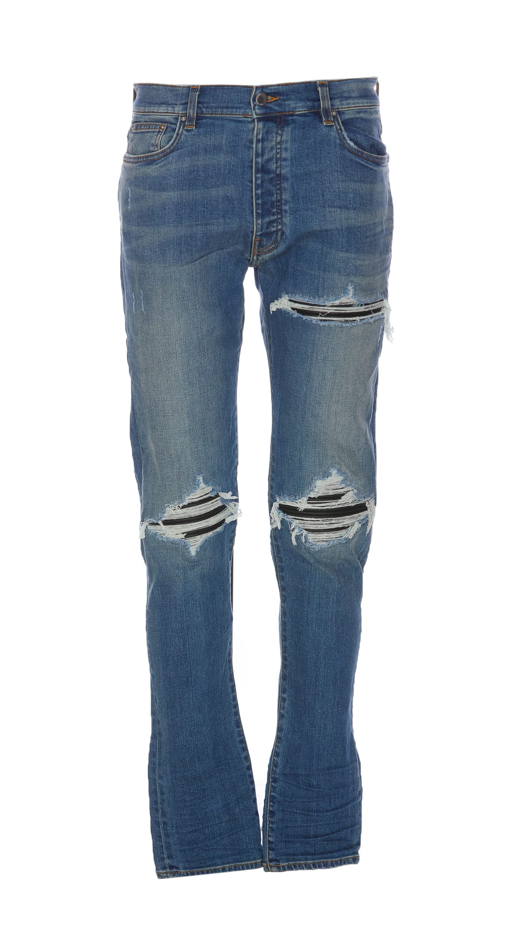 Shop Amiri Mx1 Jeans In Blue