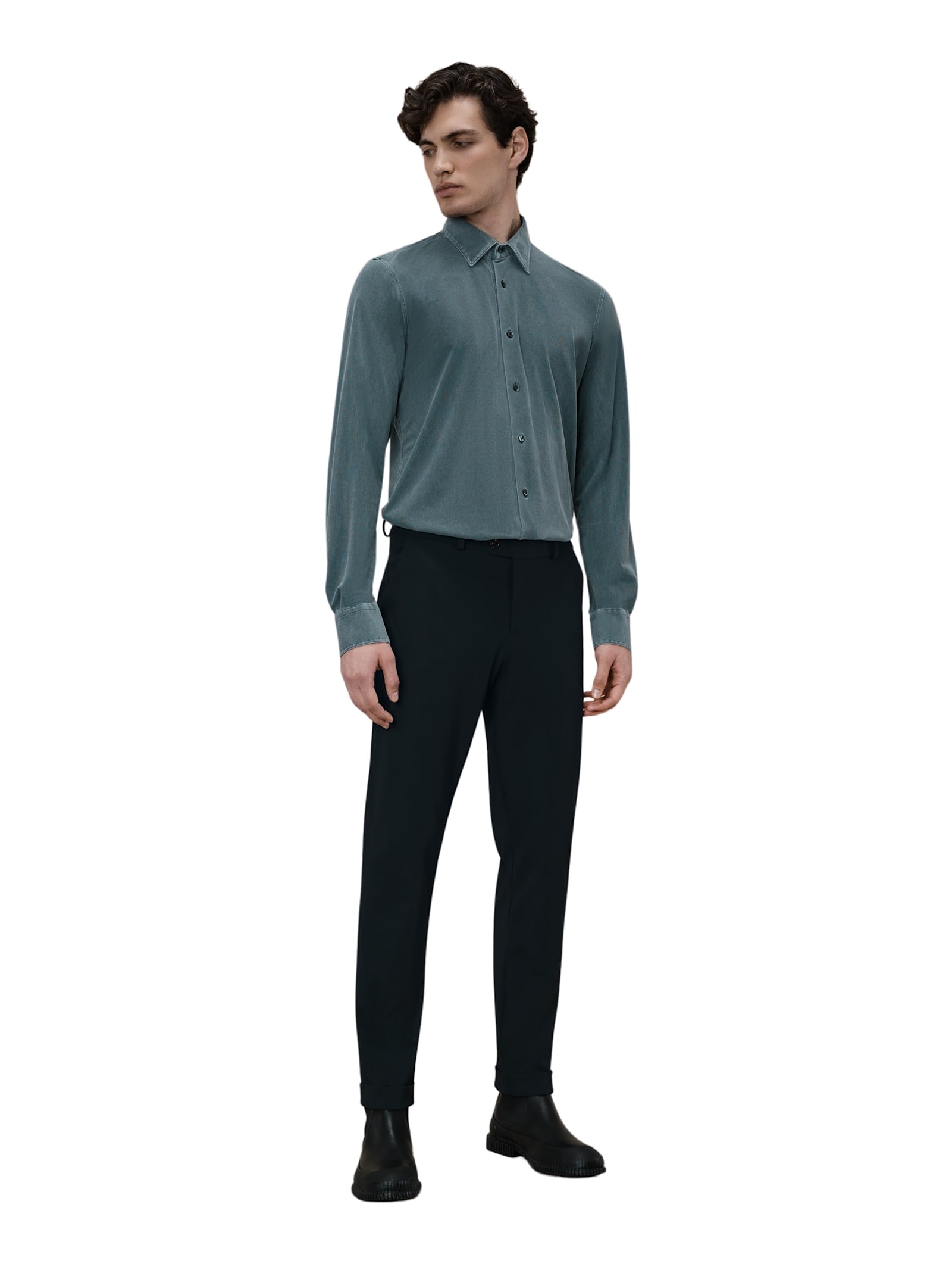 Shop Rrd - Roberto Ricci Design Winter Chino Pant In Blue Black