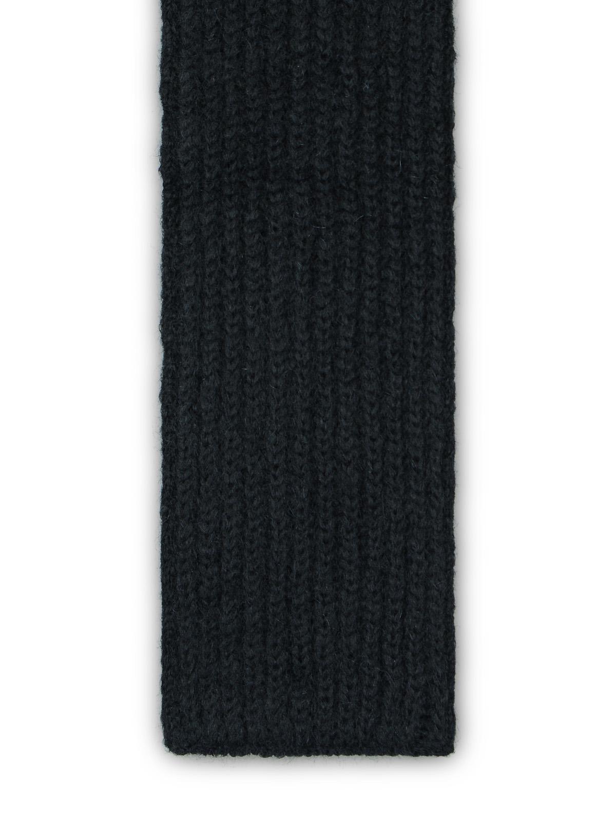 Shop Jil Sander Black Wool Blend Scarf