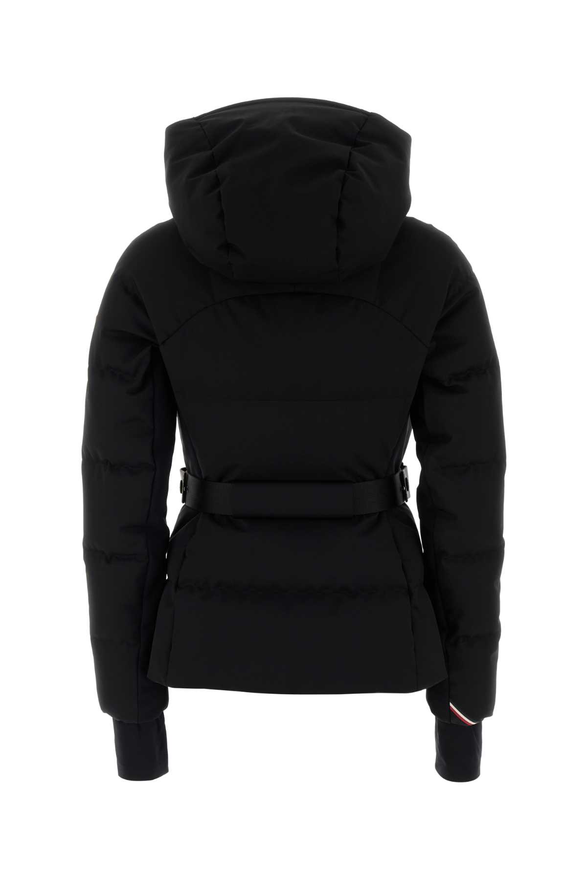 Moncler Grenoble Black Stretch Nylon Guyane Down Jacket In Black