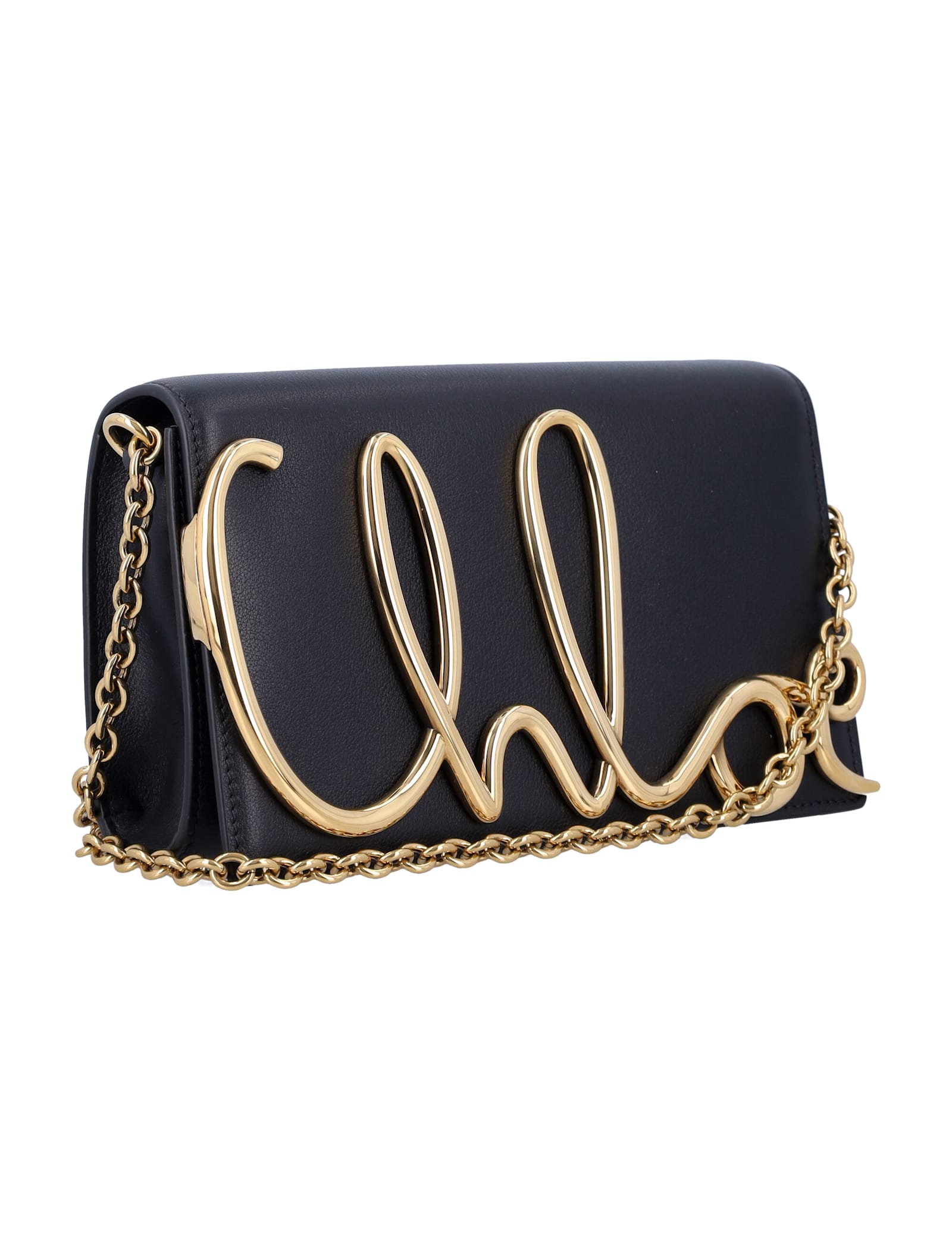 Chloé C Chloe Clutch In Black