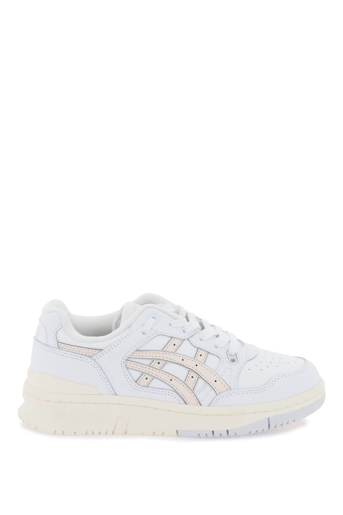 Shop Asics Ex89 Sneakers In White Mineral Beige (white)