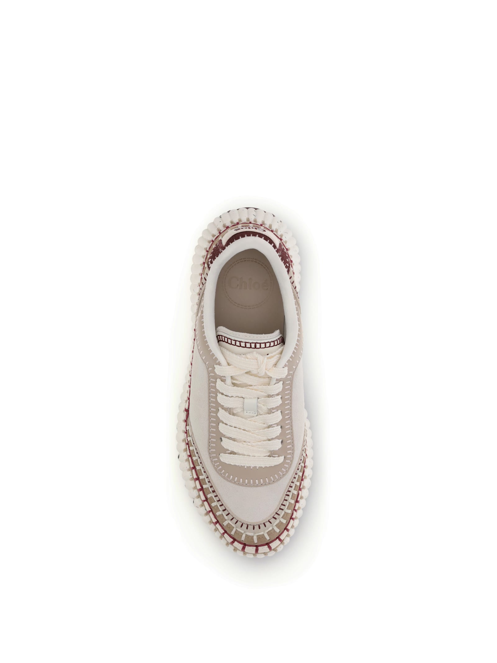 Chloé Beige Runner Sneakers In Multi