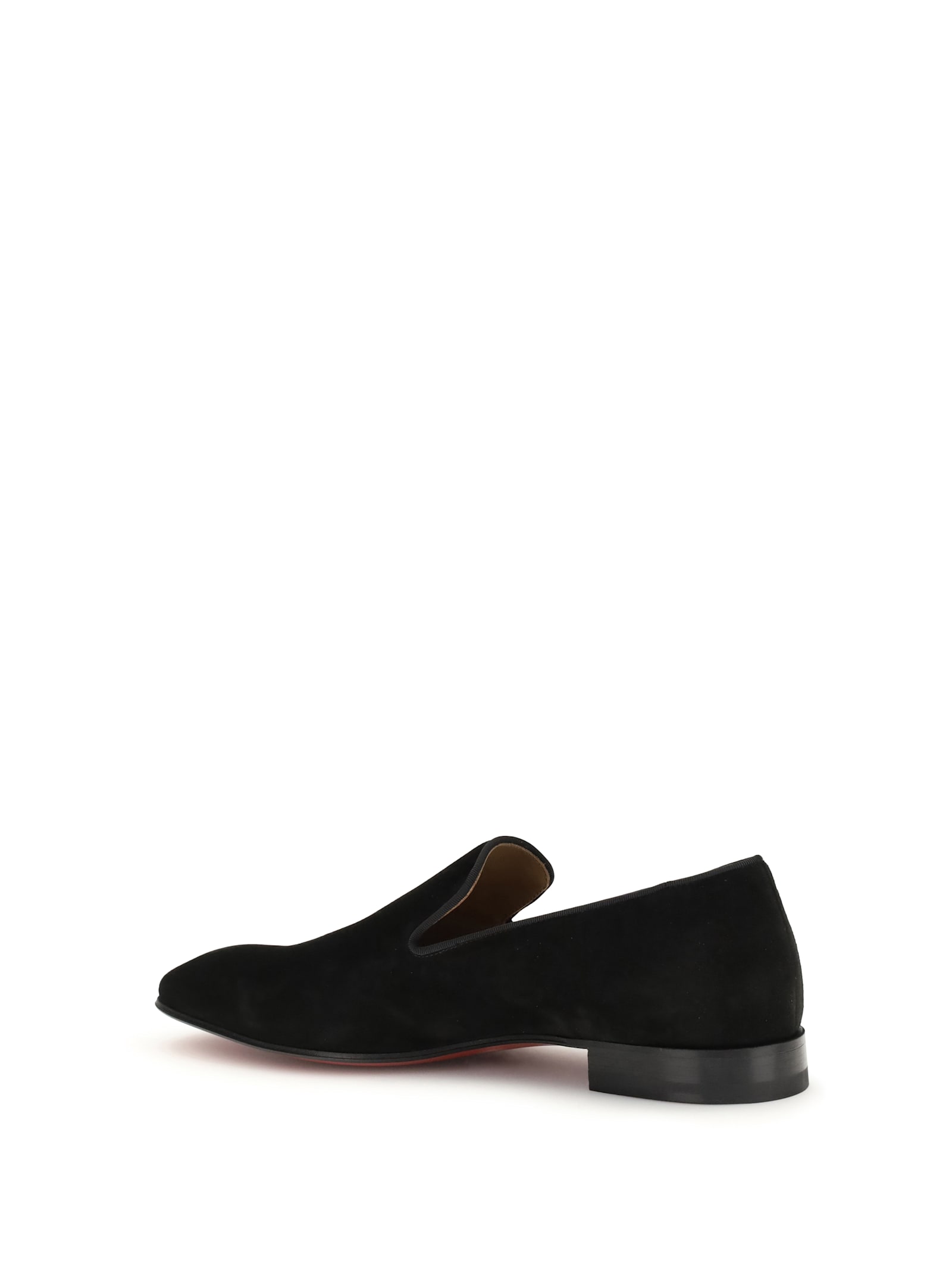 Christian Louboutin Dandelion Suede Loafers In Animal Print