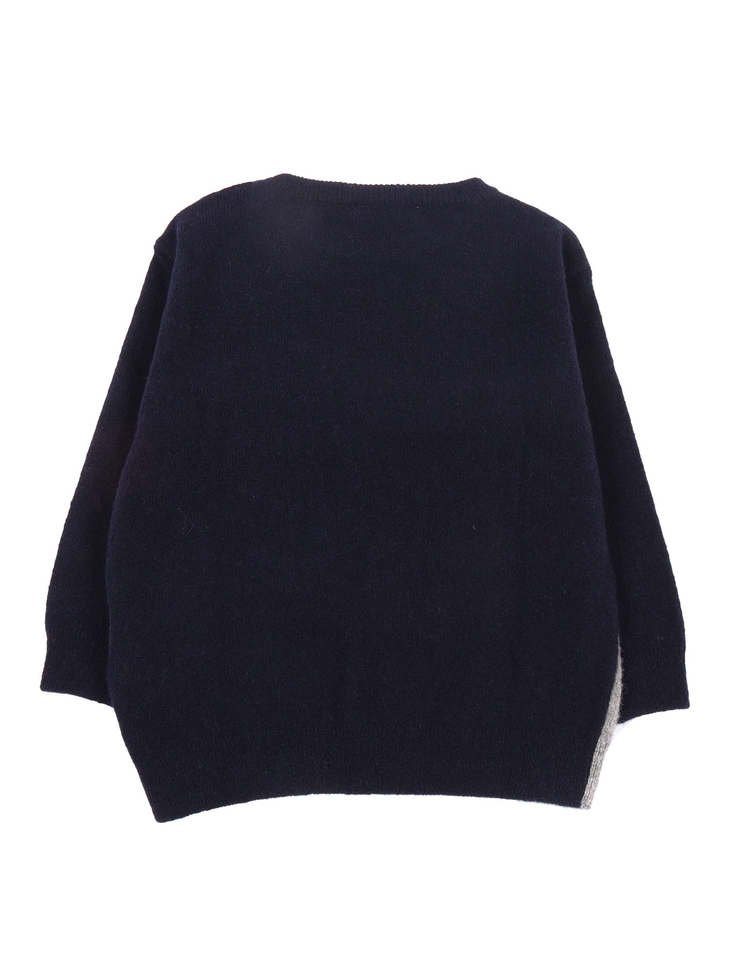 Moschino Crewneck Sweater In Blue