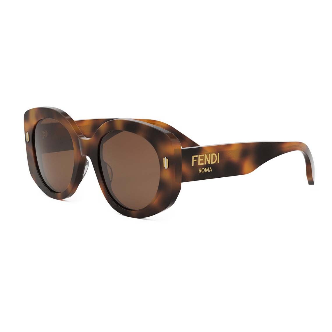 Shop Fendi Sunglasses In Havana/marrone