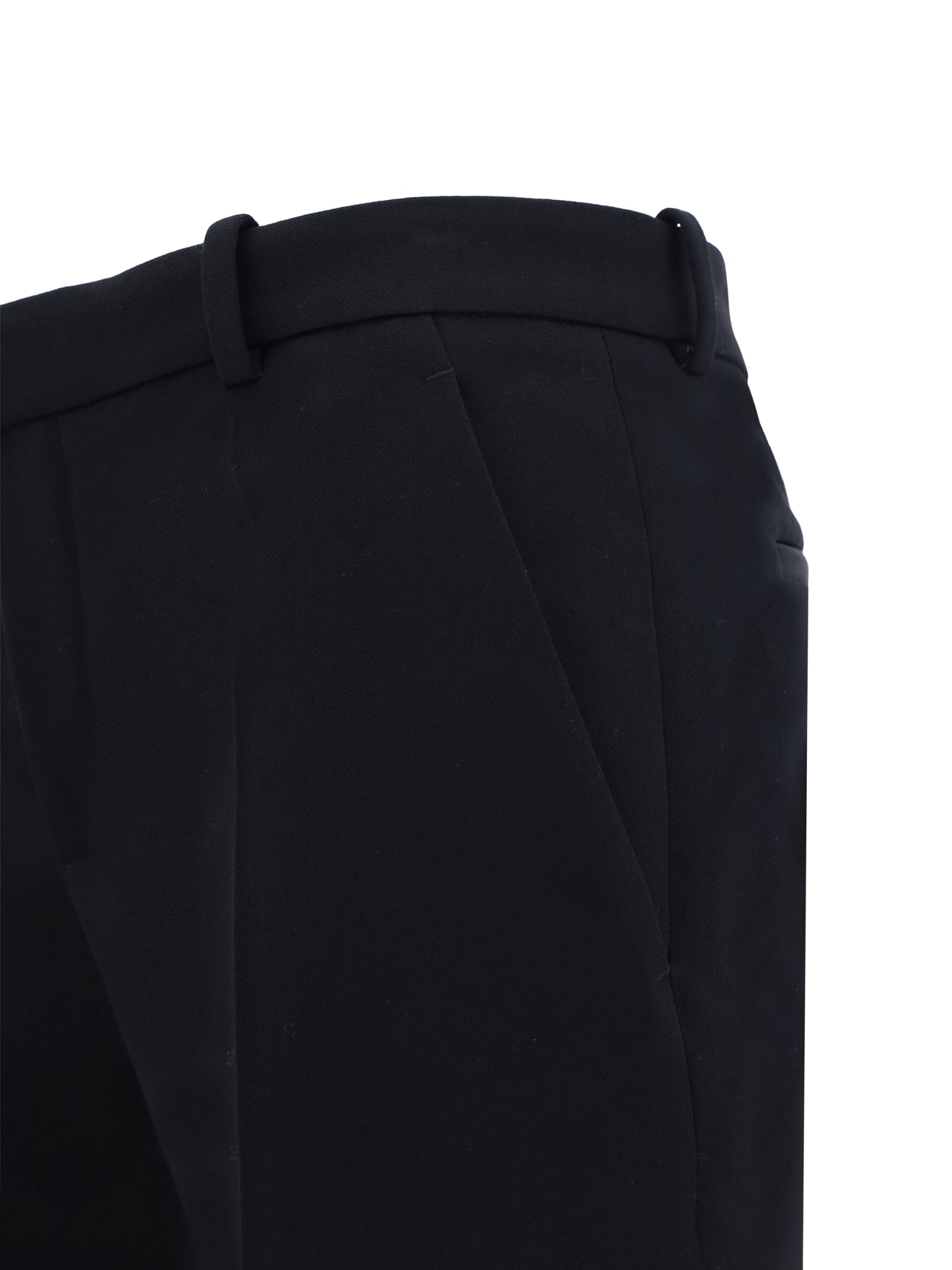 Shop Saint Laurent Pants In Black