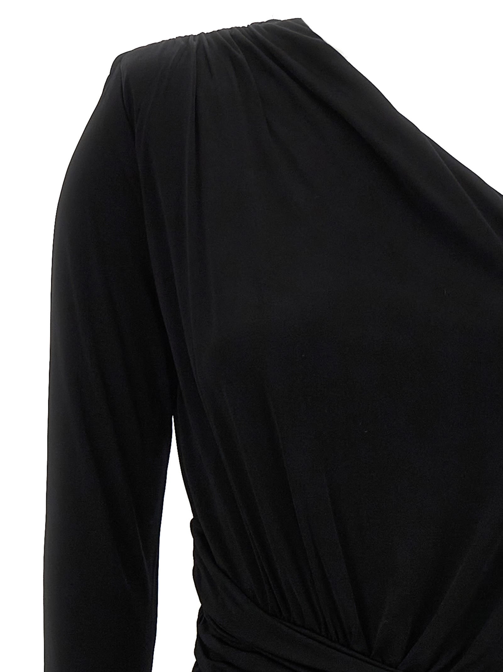 PINKO fringed midi shirt dress - Black
