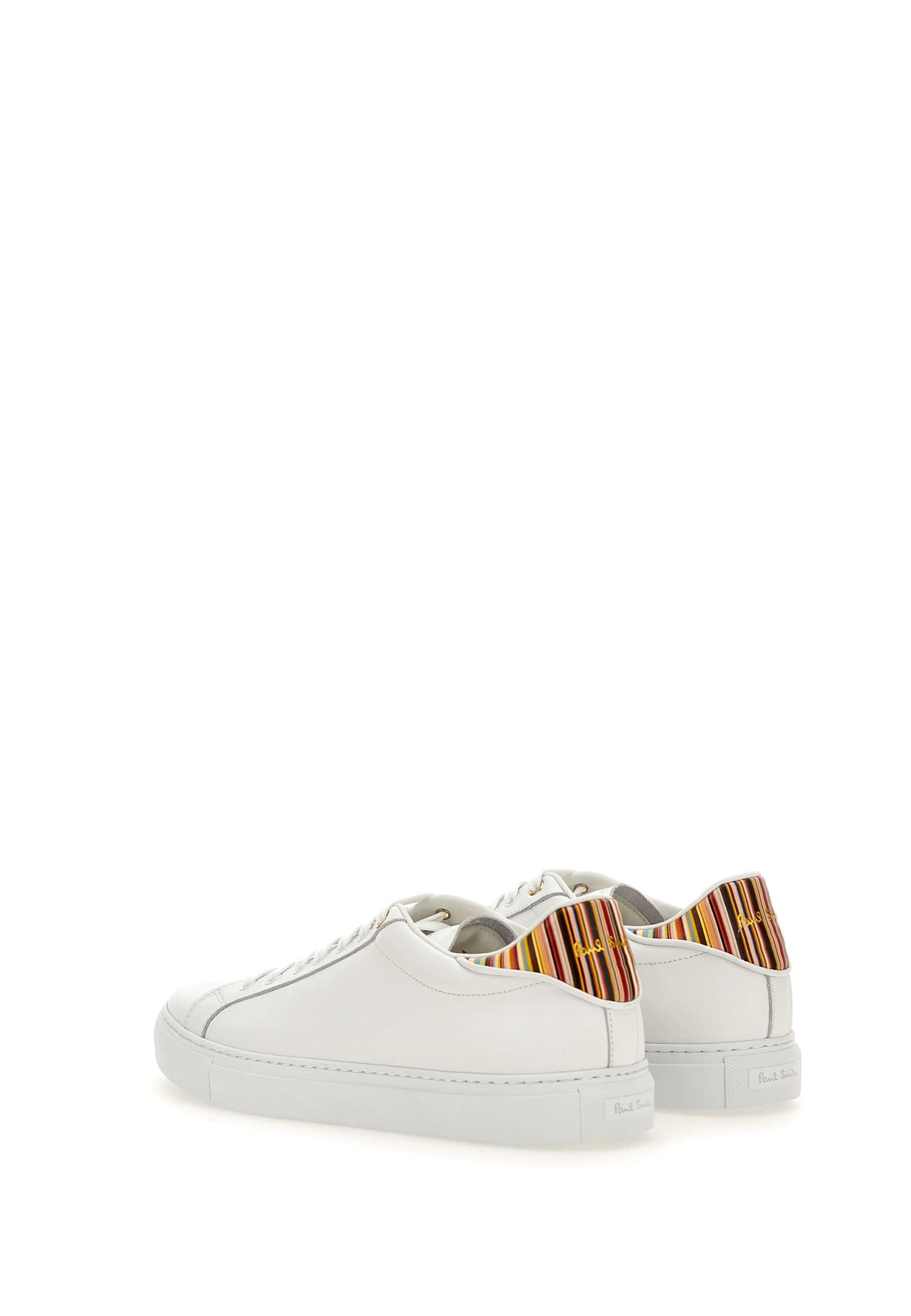 Shop Paul Smith Beck Sneakers In White
