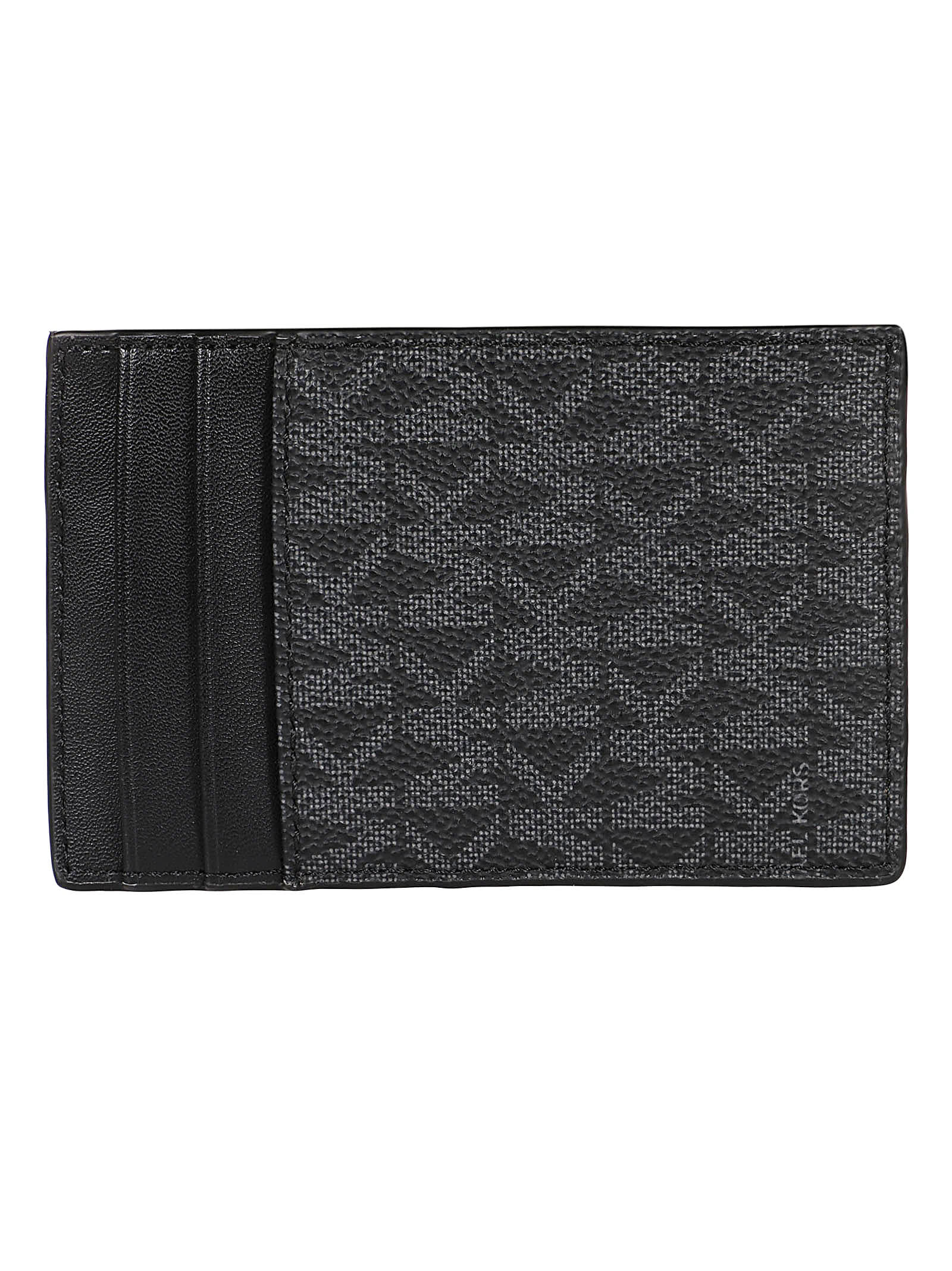 Michael Kors Hudson Credit Card Holder In Black